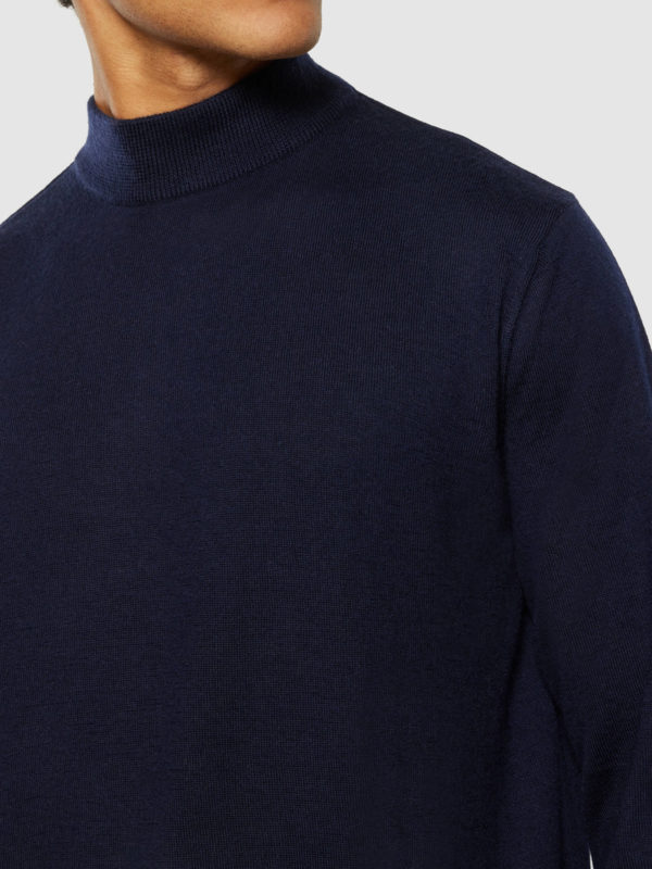 Merino mock neck RWS Knits Total Eclipse x