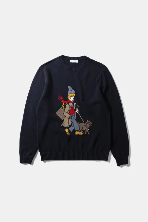 WALKINGDOGSWEATER NAVY A x png