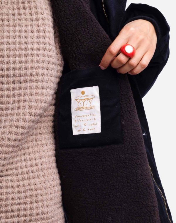 manteau mermoz marine