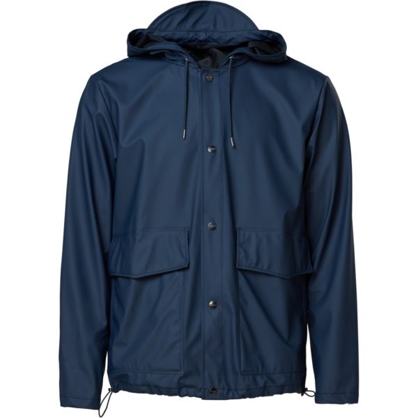 Short hooded coat rains