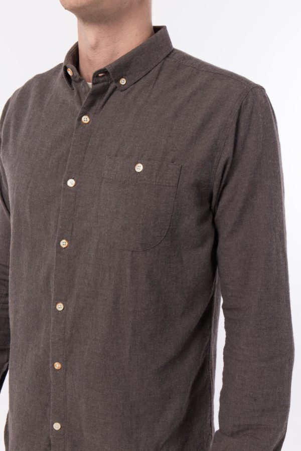 chemise flannel knowledge cotton apparel