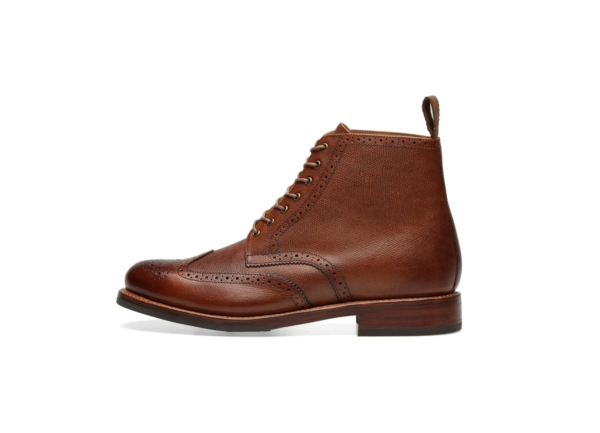 Sharp Tan Brogue grenson