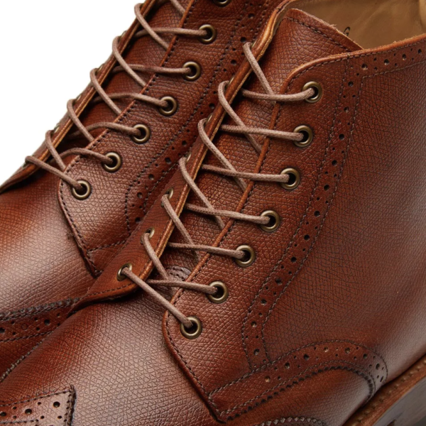 Sharp Tan Brogue grenson