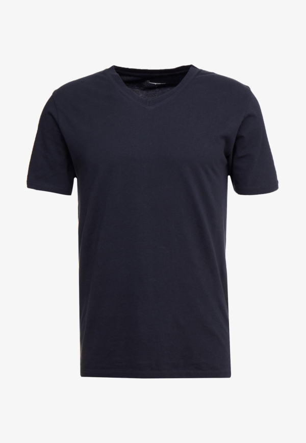 tee alder v-neck knowledge cotton apparel