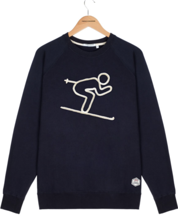 Sweatshirt skieur French disorder