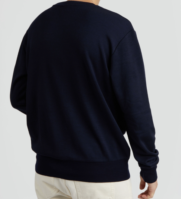 o-neck merino sweatshirt knowledge cotton apparel