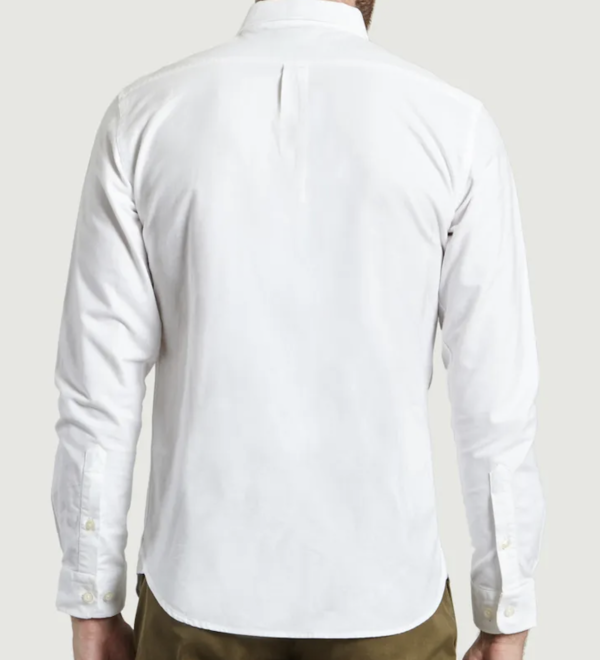 knowledge cotton apparel stand collar shirt gots