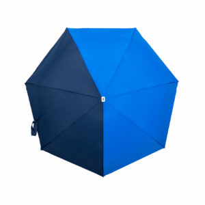 Parapluie pliant bicolore bleu roi bleu marine Anatole