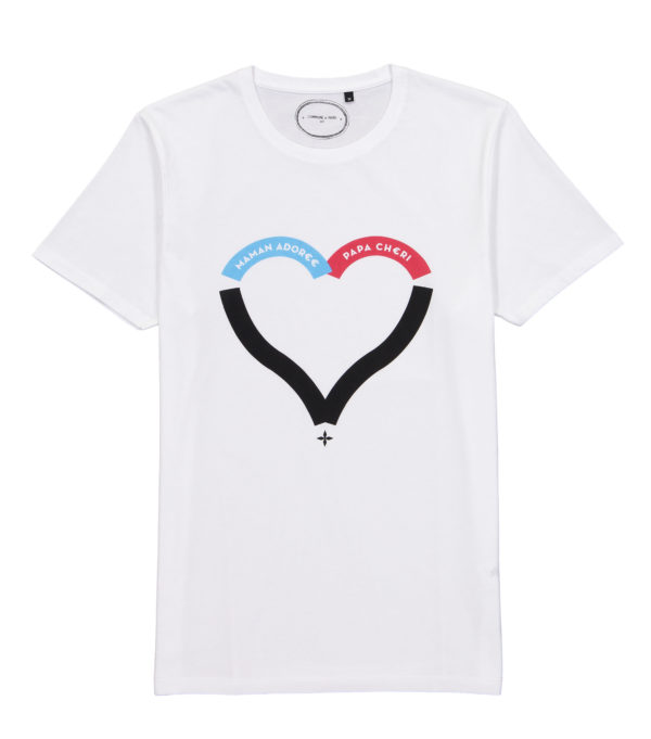 TEE COEUR WHITE commune de paris