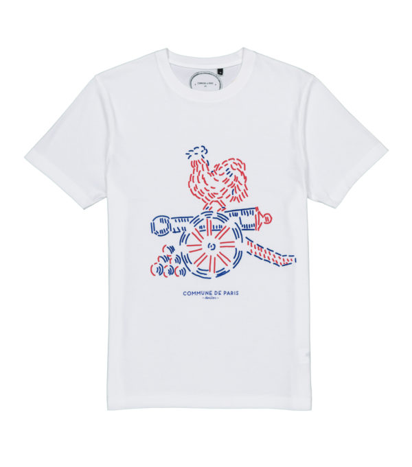 TEE COQ WHITE commune de paris