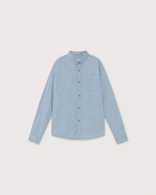 blue hemp apis shirt