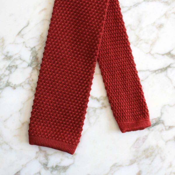 red liotta cravate pochette square