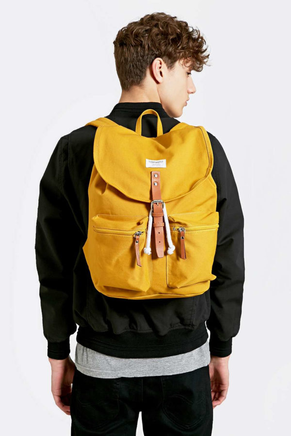 sandqvist roald backpack yellow