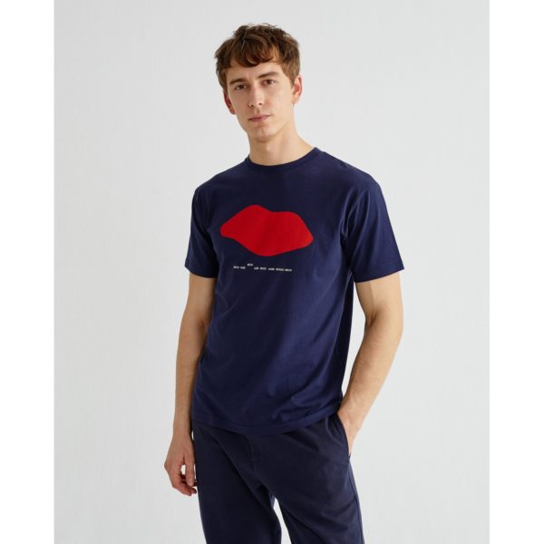 t shirt thinking mu homme beso marine