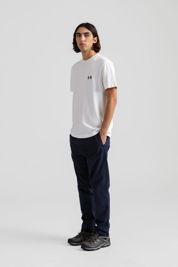 Duck head special tee plain white murano pants plain navy