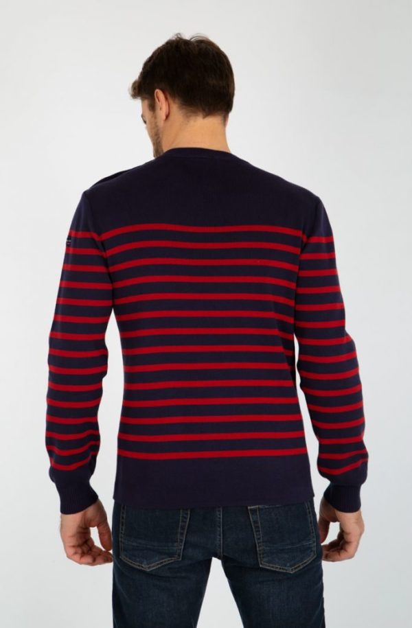 pull marin raye groix coton