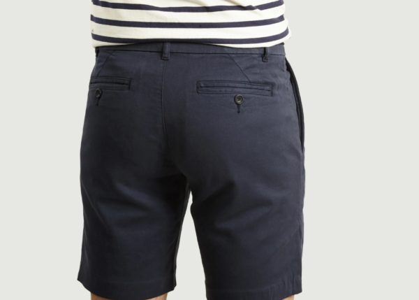 short stretch navy scaled