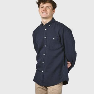 Benjamin linen shirt Shirts KC Navy x