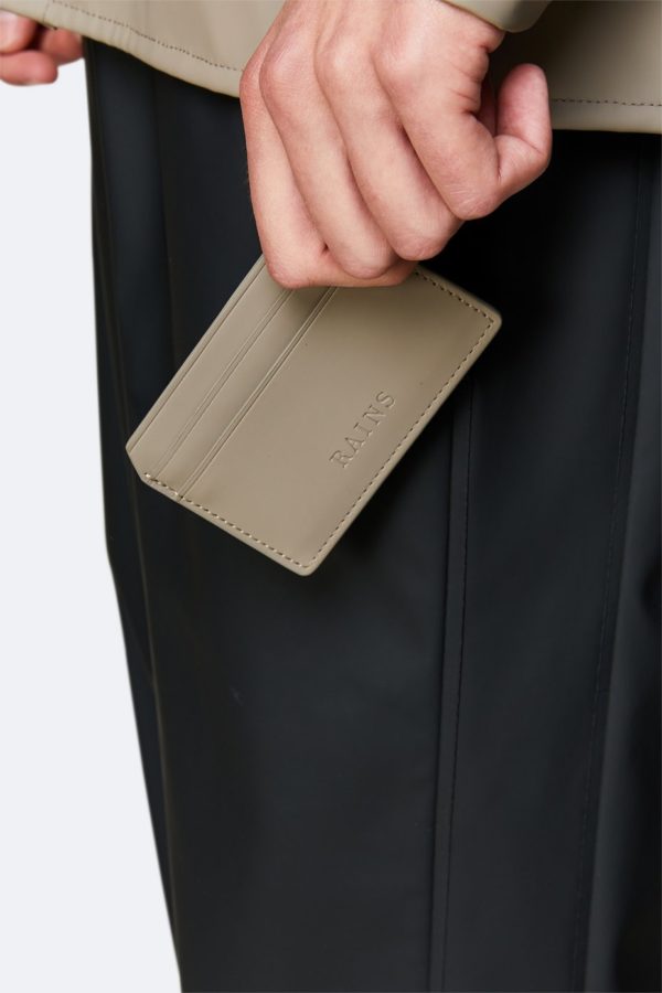 Card Holder Small Accessories Taupe x crop center