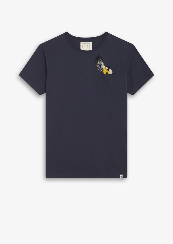 MESANGE TEE NAVY FRONT