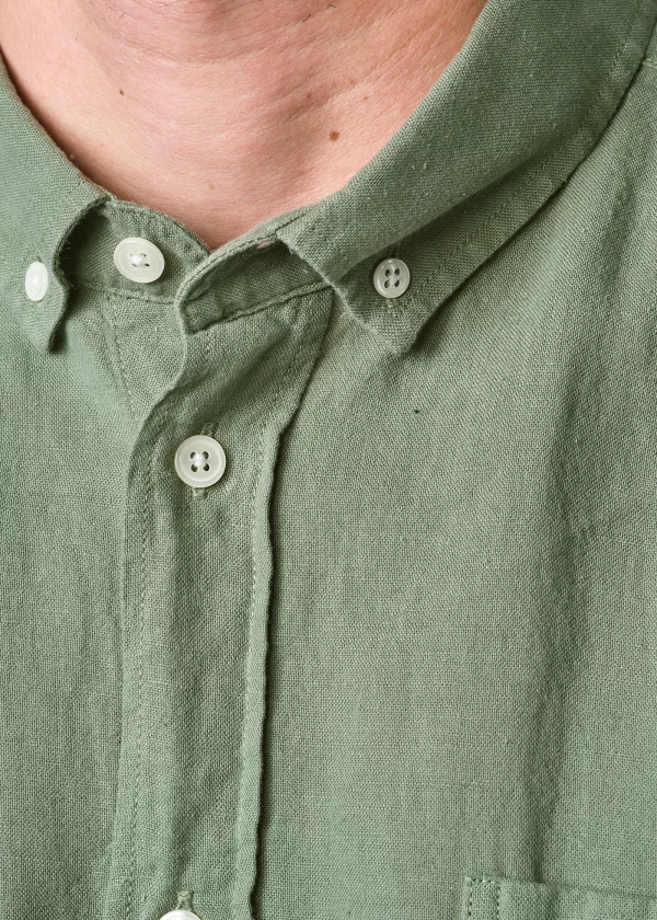 Benjamin linen shirt Shirts KC Pale green x jpg