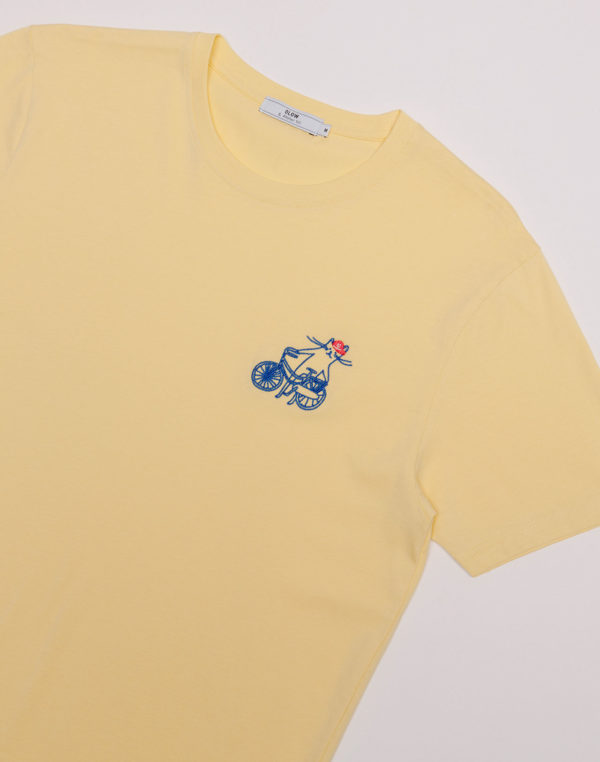 TSHIRT BYCICAT JAUNE