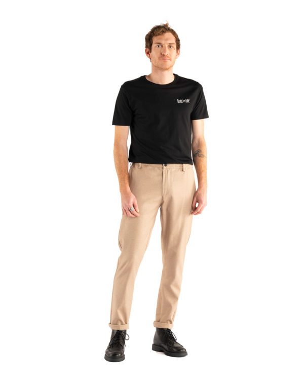 pantalon chino beige