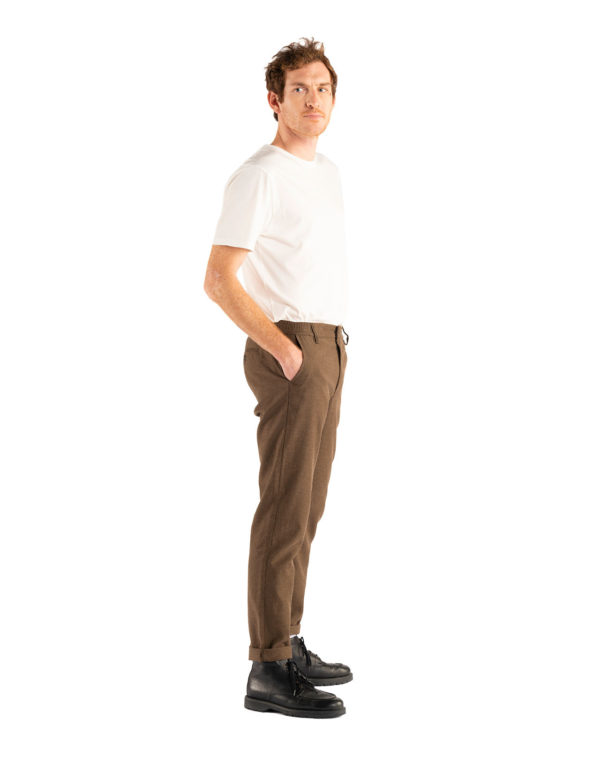 pantalon chino marron