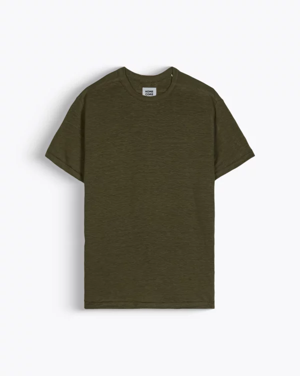 EOLE TEE BURNT OLIVE FORNT x jpg