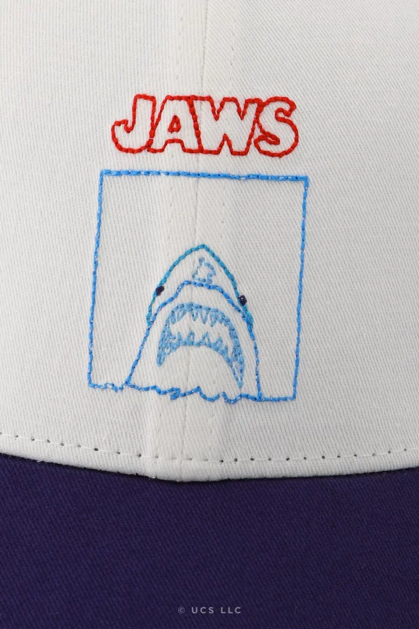 jaws mlb x jaws cassini twill cotton mesh trucker cap off white navy x jpg