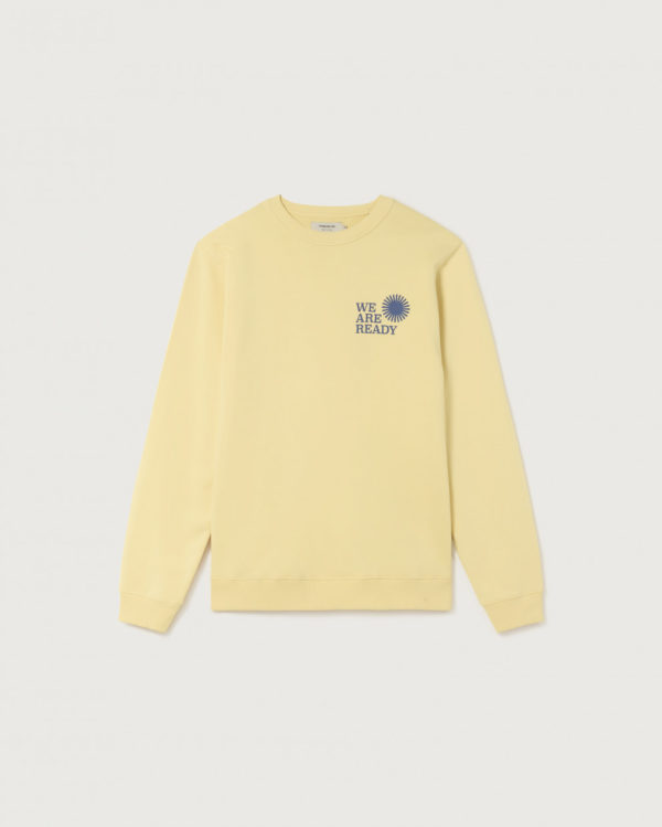 sudadera amarilla we are ready