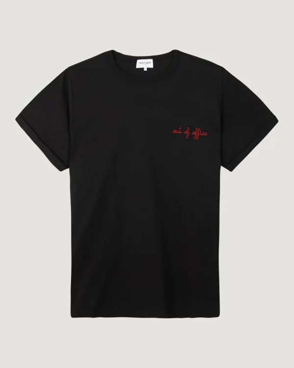 out of office poitou t shirt black x jpg