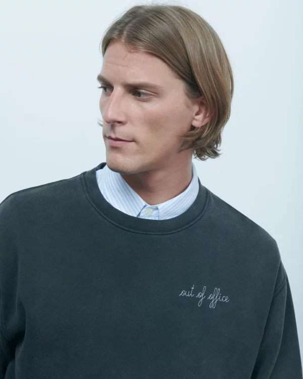 out of office unisex ledru sweatshirt carbon washed x jpg
