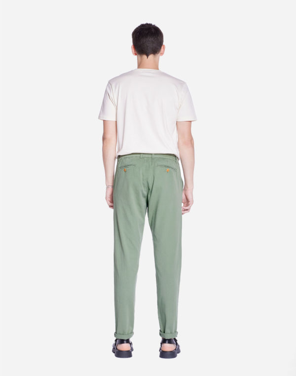 pantalon chino vert sauge