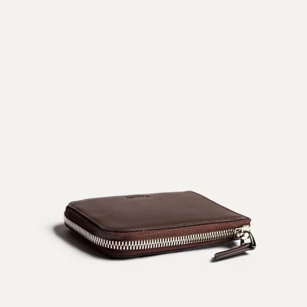 CHA lundi leather wallet CHARLES Deep Brown copie jpg