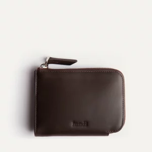 CHA lundi leather wallet CHARLES Deep Brown copie jpg