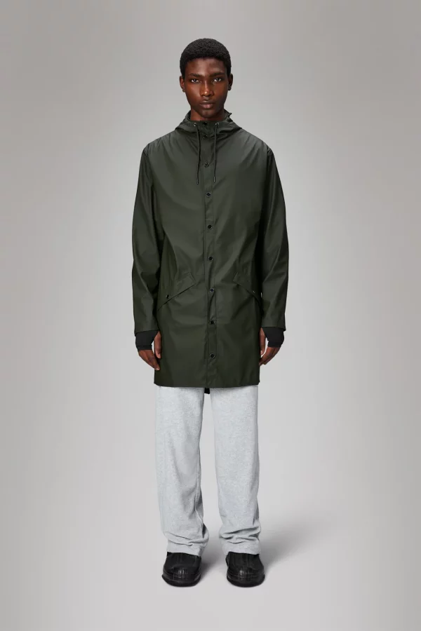 Long Jacket Jackets Green jpg