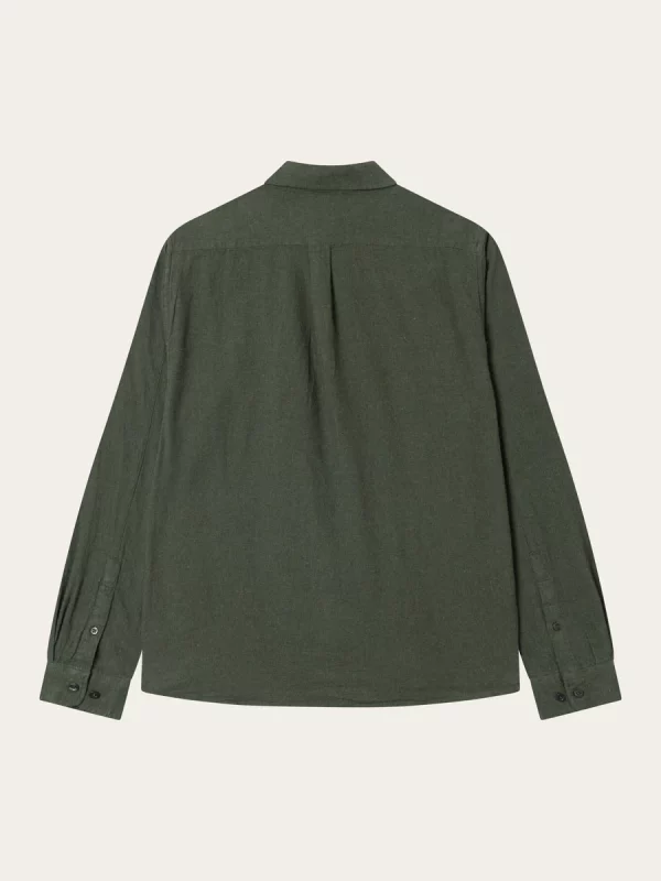 Regular fit melange flannel shirt Shirts Forrest Night x jpg