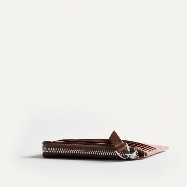 WAL lundi leather wallet WALDO Cognac downcopie jpg