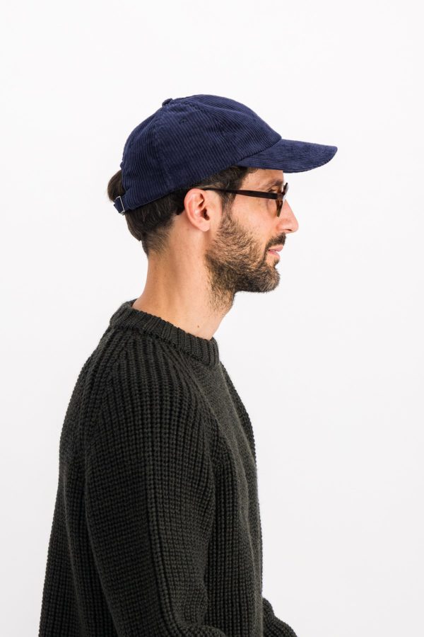 parages casquette archie cord marine