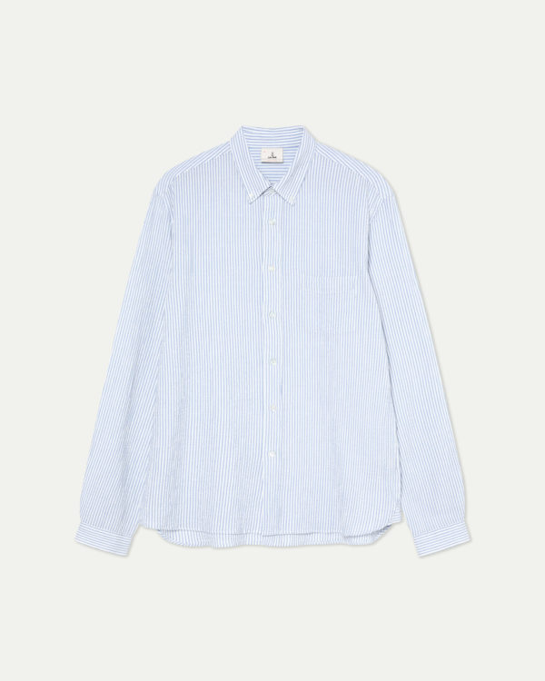 LAPAZ SS BRANCO AZURE STRIPES