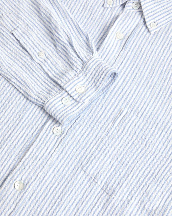 LAPAZ SS BRANCO AZURE STRIPES