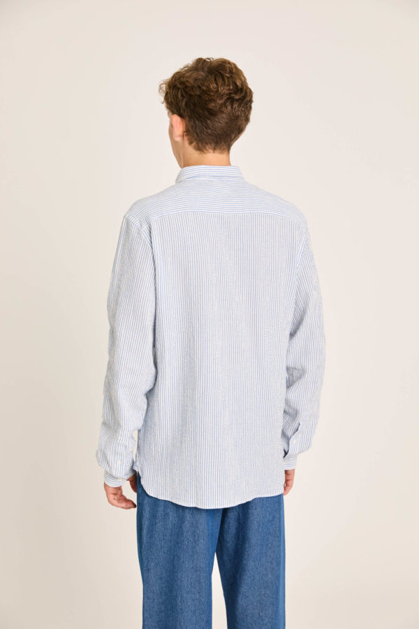 LAPAZ SS BRANCO AZURE STRIPES