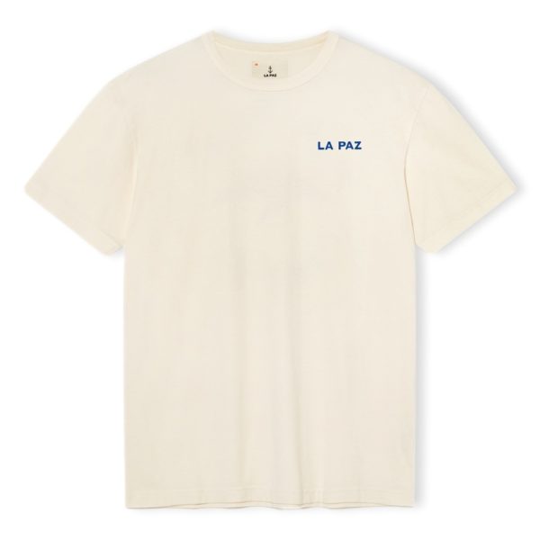 la paz guerreiro t shirt blue circle
