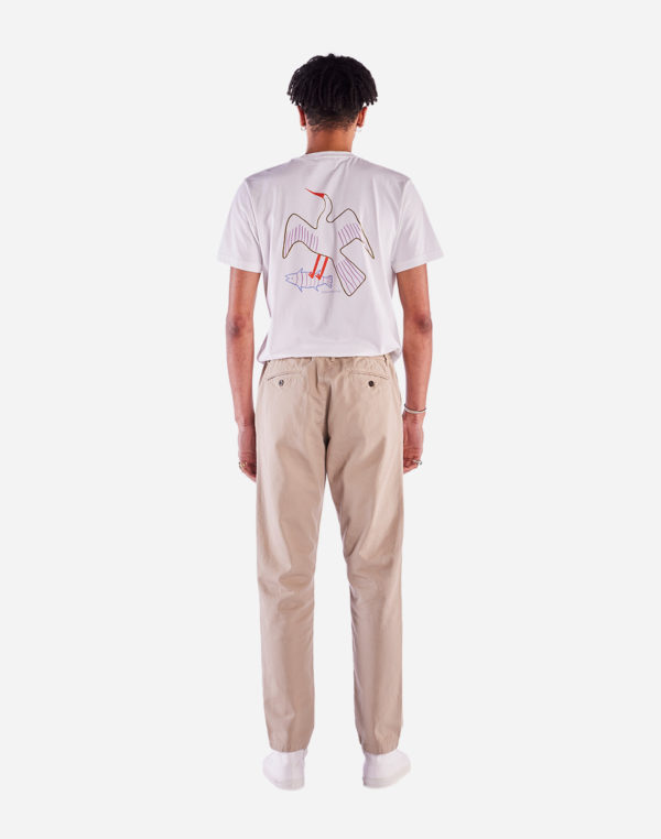 pantalon chino beige
