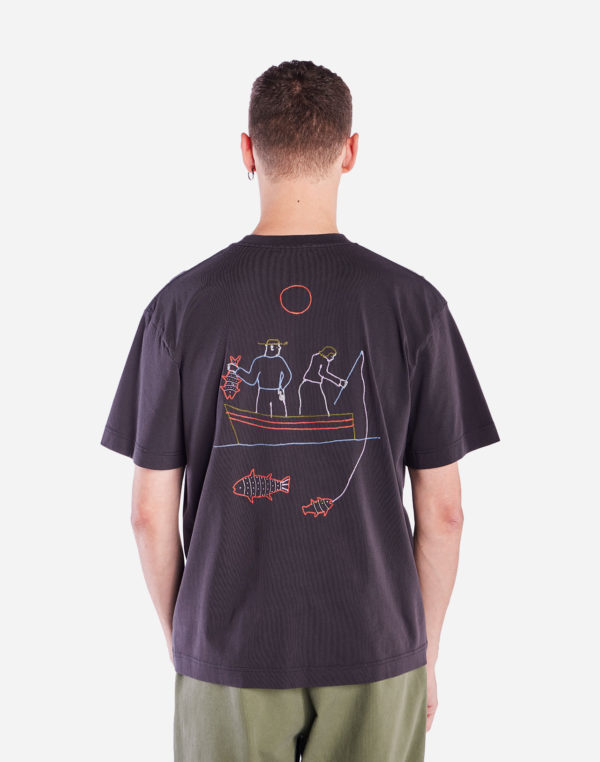 t shirt ample grimsby noir carbone