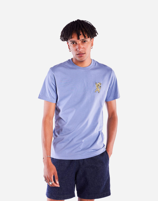 t shirt corco bleu azur