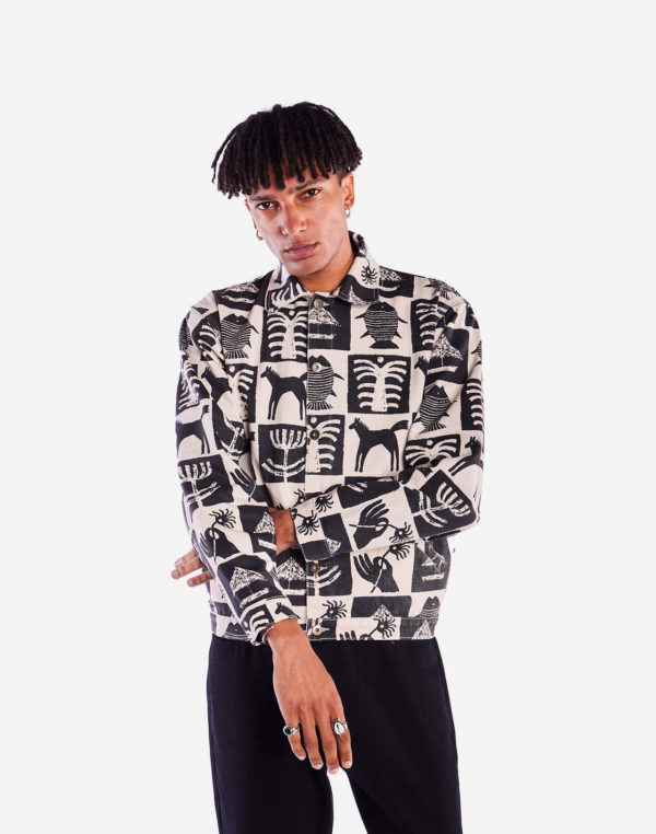 veste tamar bicolore
